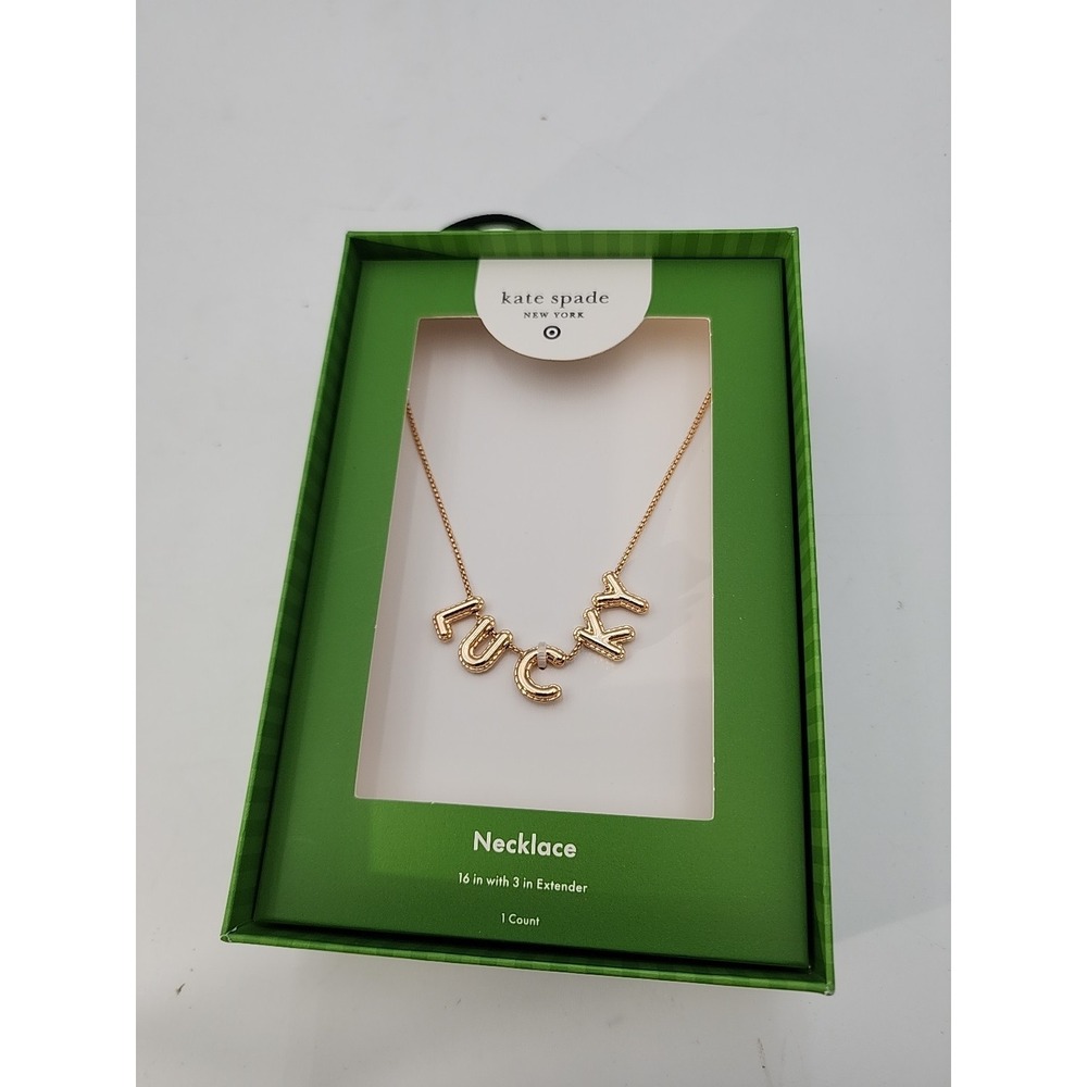 NIB Kate Spade New York  x‎ Target  LUCKY  bubble chain necklace